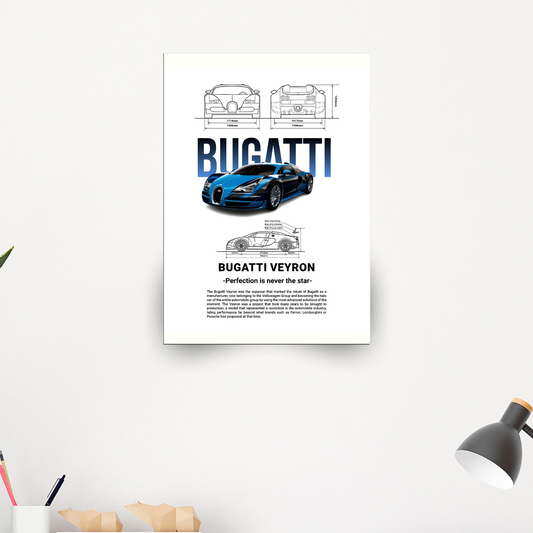 Bugatti Metal Posters For Wall