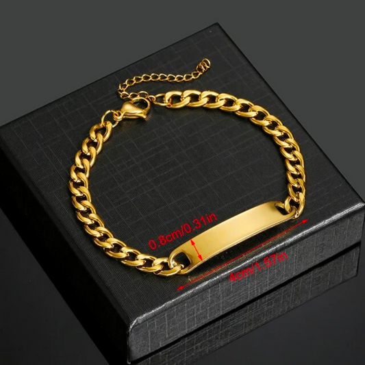 Personalised Chain Bracelet