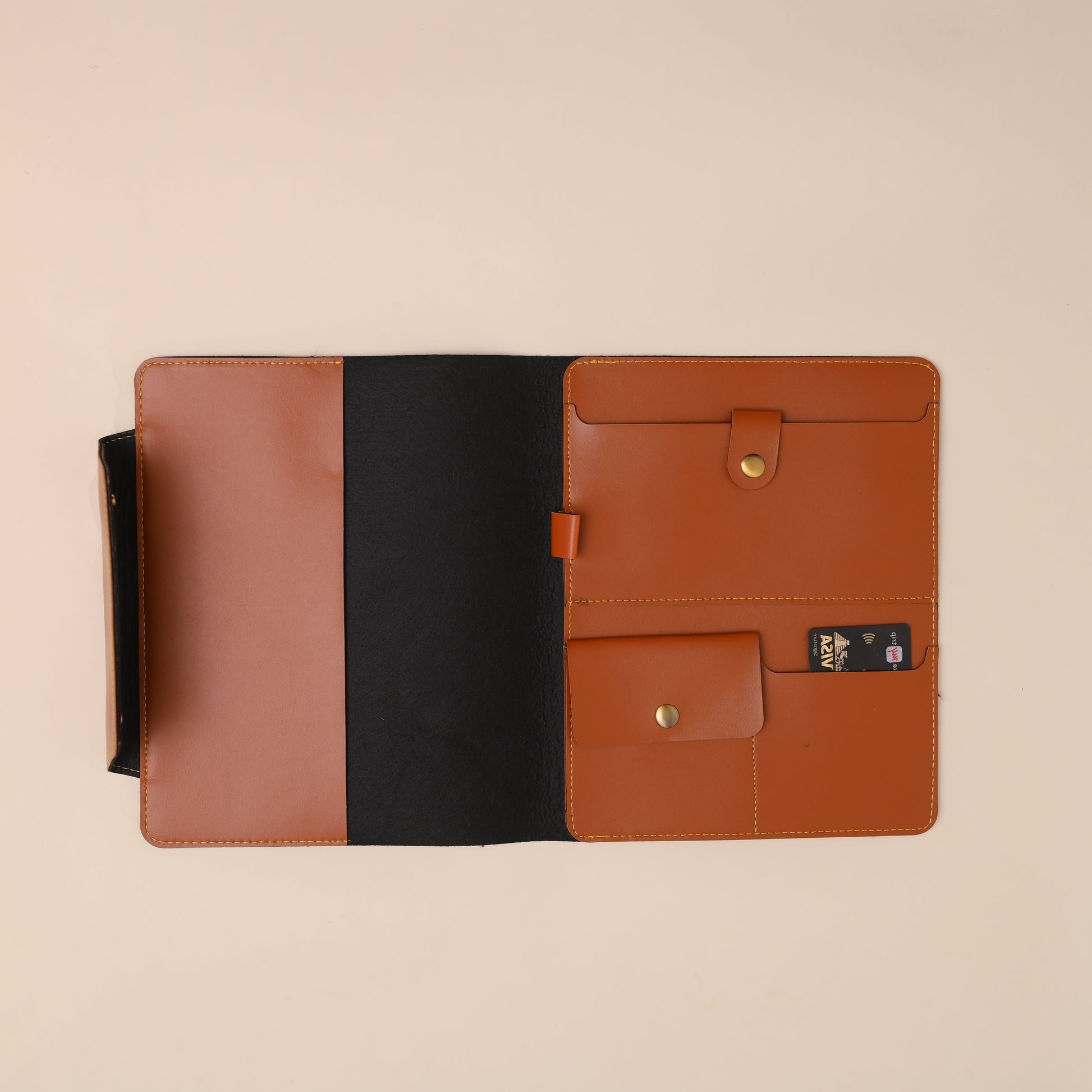 Personalised Office Folder in Tan
