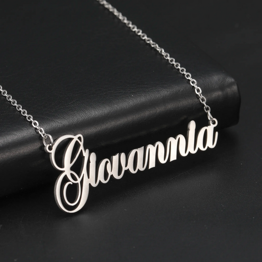 Customize Signature style name necklace