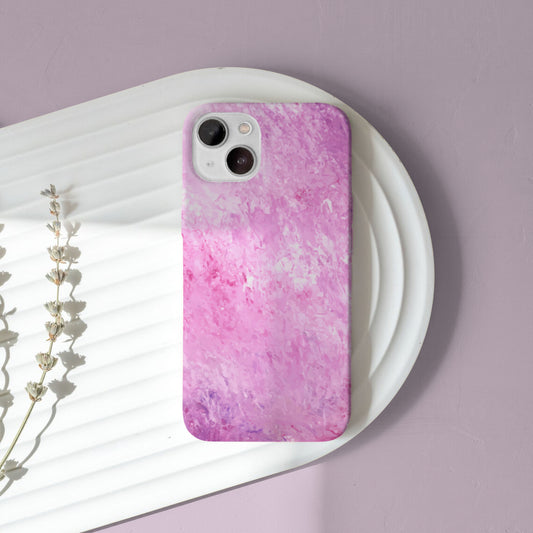 Acrylic Pink iPhone 14 Customized Printed Phone Cover