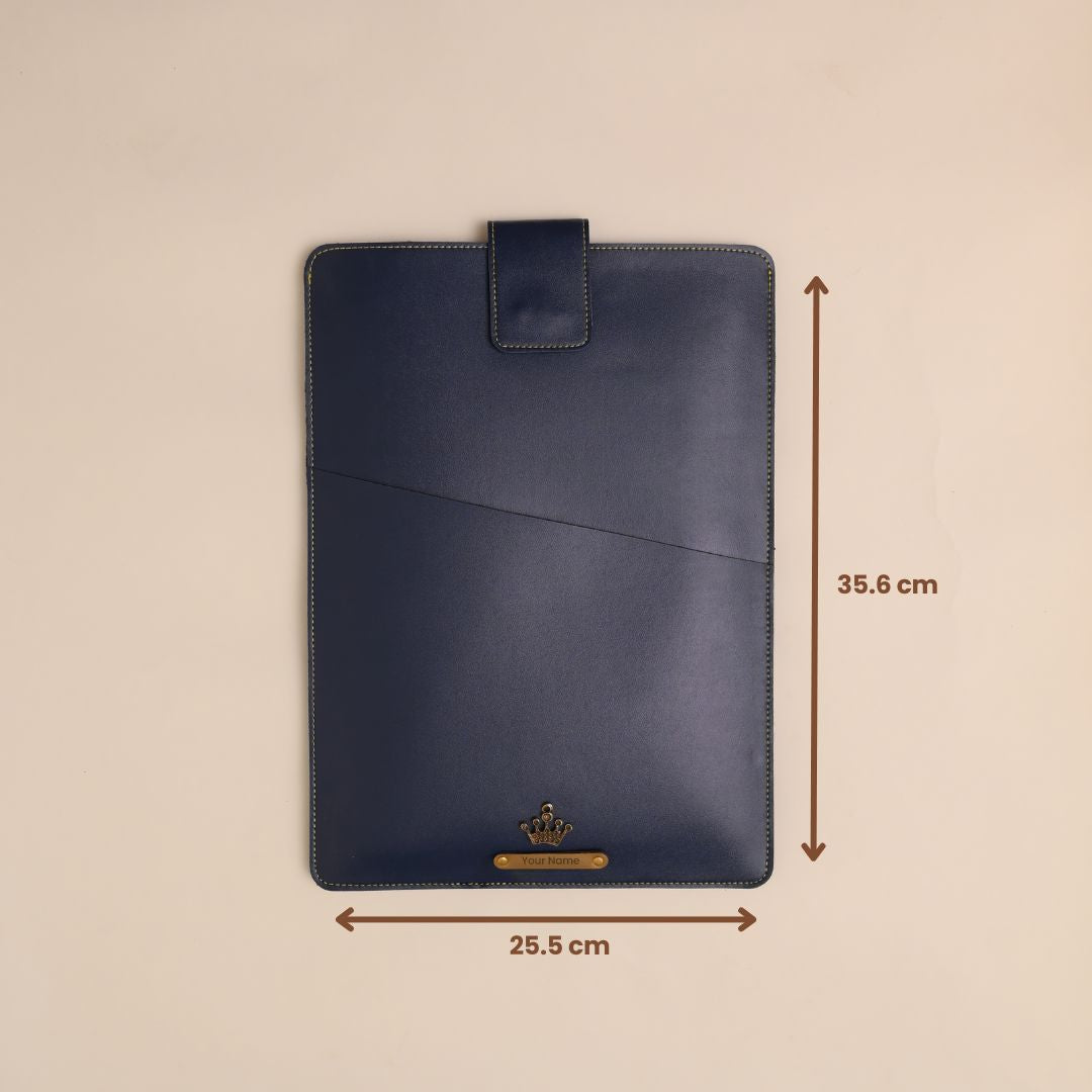 Personalized Office Laptop Sleeve Navy Blue