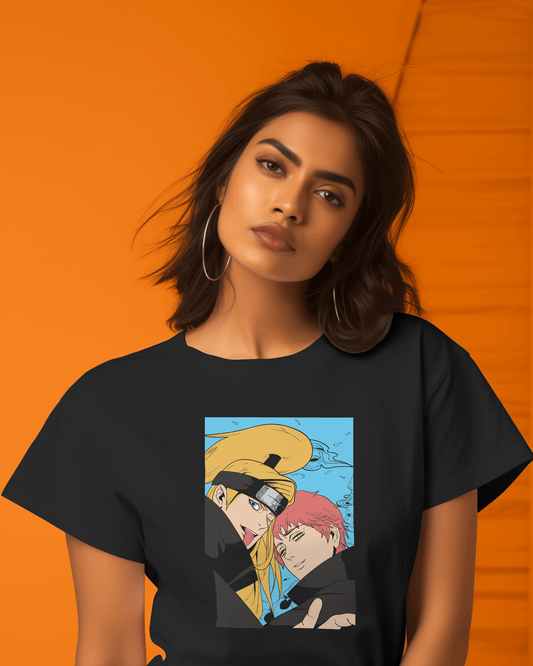 Akatsuki Gang Customised Printed Tshirt Naruto Series