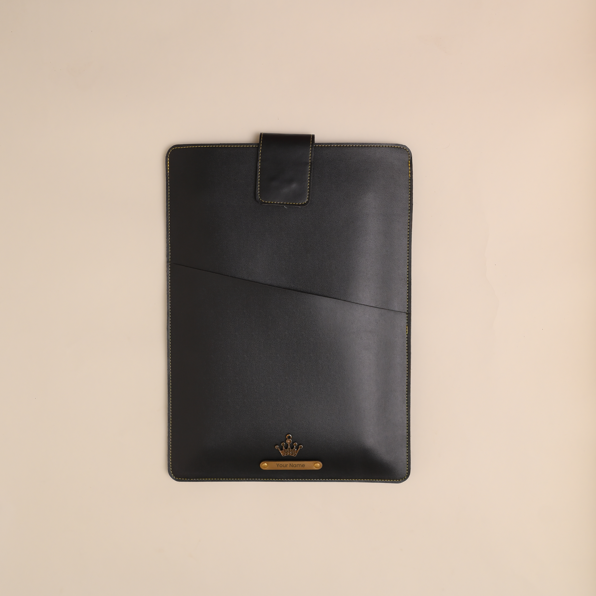 Personalized Office Laptop Sleeve Black