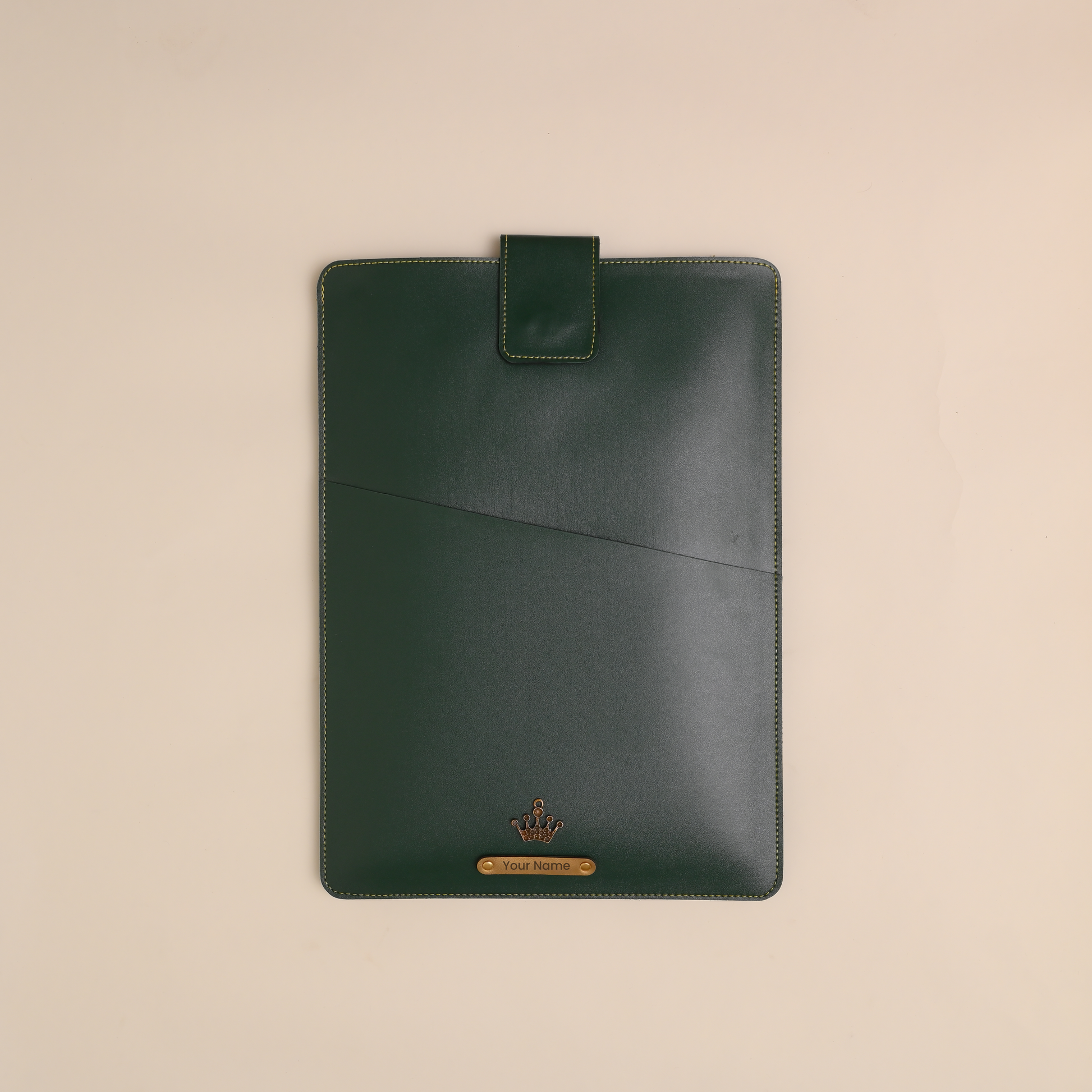 Personalized Office Laptop Sleeve Green