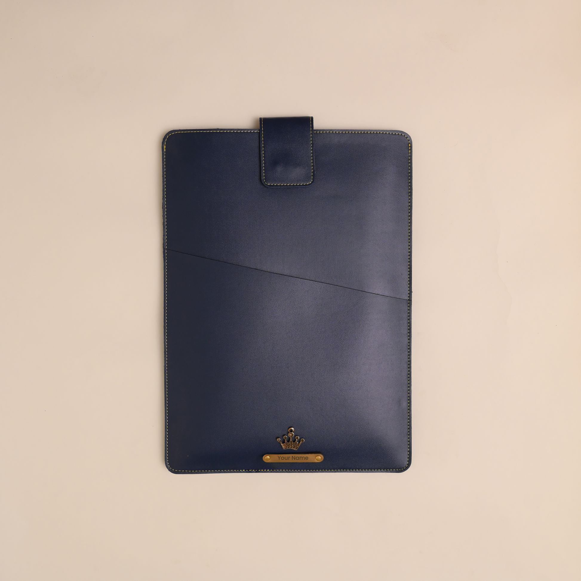 Personalized Office Laptop Sleeve Navy Blue