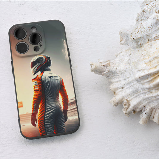 Formula one Driver iPhone 14 Pro max Customized Printed Phone Cover