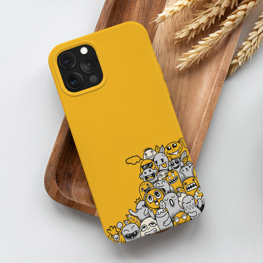 Crowd Cartoon iPhone 11 Pro Max Customized Printed Phone Cover