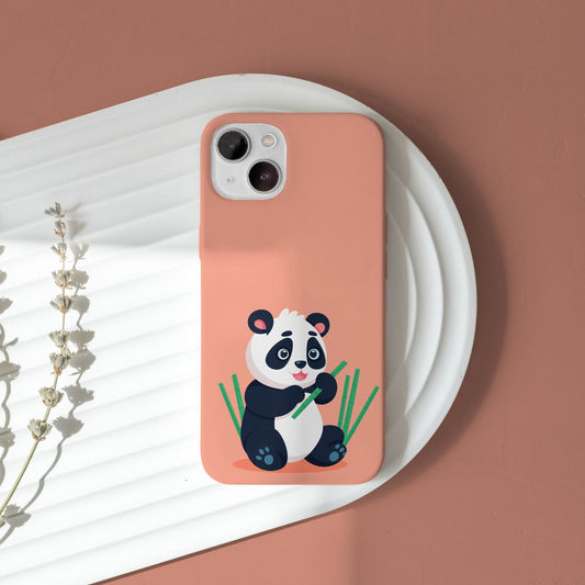 Panda iPhone 14 Plus Customized Printed Phone Cover