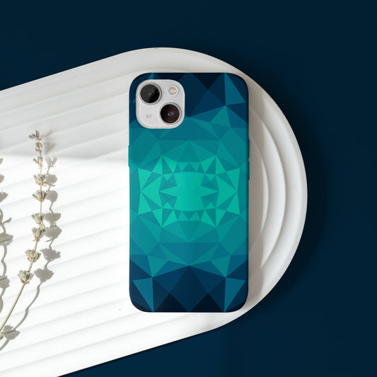 Blueish iPhone 14 Plus Customized Printed Phone Cover