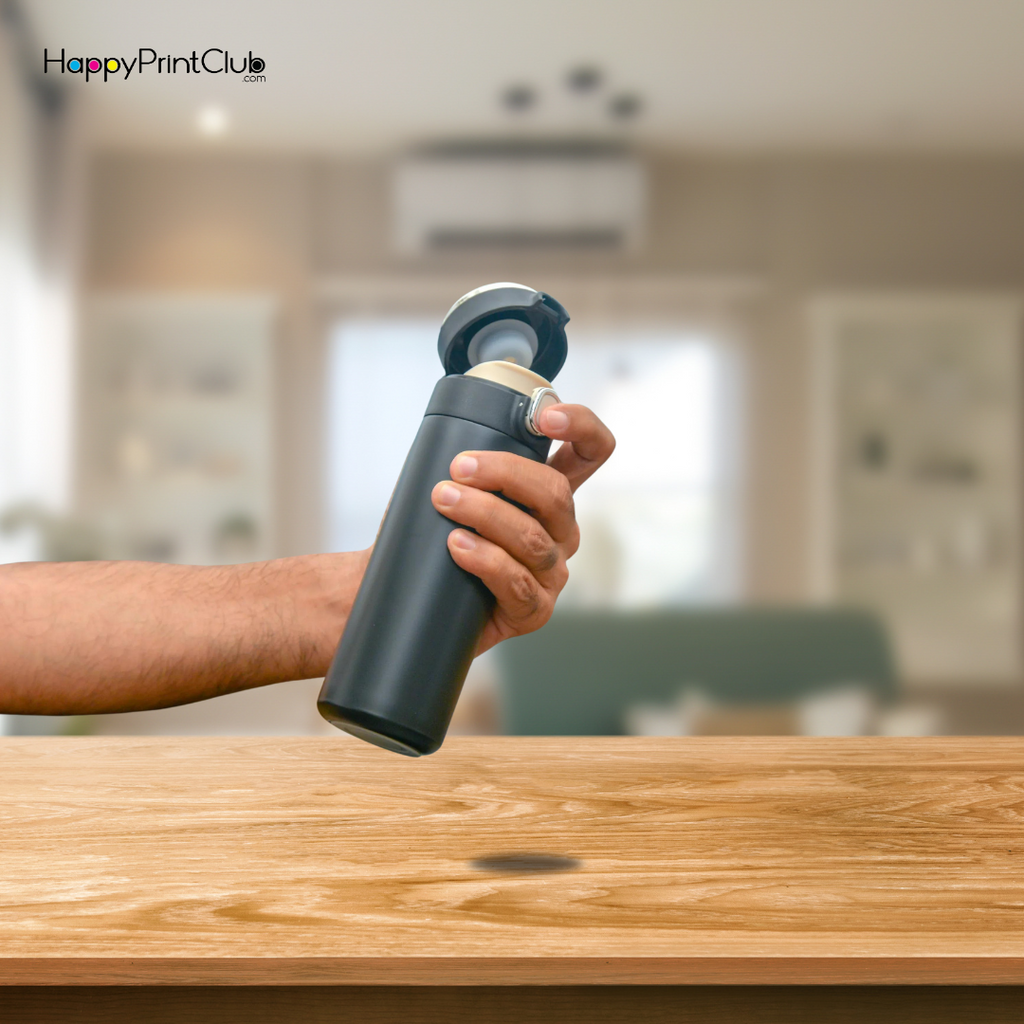 Personalised Mini Temperature Bottle With Vaccum Cup