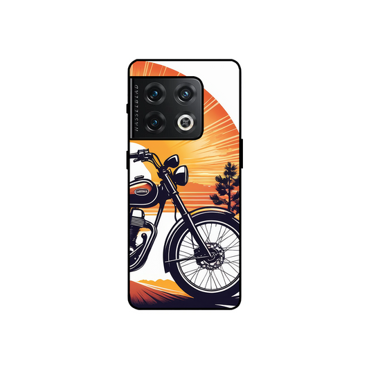 Bike in Sunrise One Plus 10 Pro Phone Cover