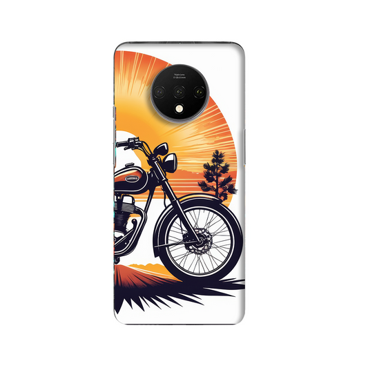 Bike in Sunrise One Plus 7T Phone Cover