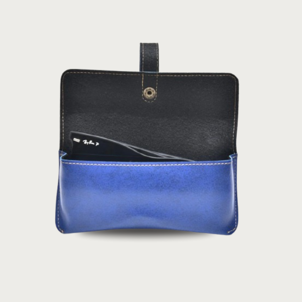 Personalised Leather Goggle Case - Premium Textured Crafted