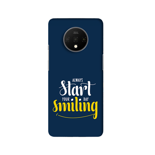 Start Smiling One Plus 7T Phone Cover