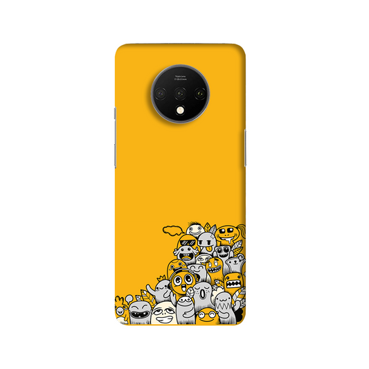 Crowd Cartoons One Plus 7T Phone Cover