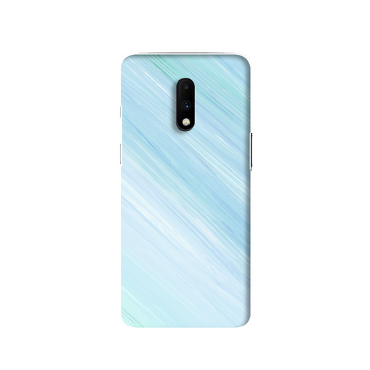 Light Blue Pattern One Plus 7 Phone Cover