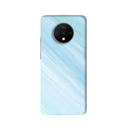 Light Blue Pattern One Plus 7T Phone Cover