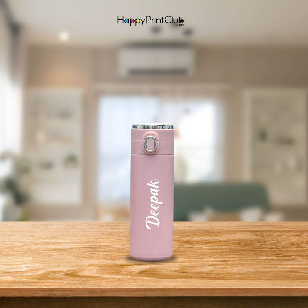 Personalised Mini Temperature Bottle With Vaccum Cup