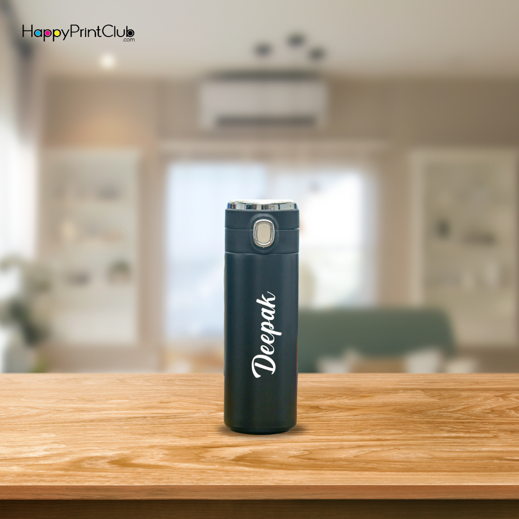 Personalised Mini Temperature Bottle With Vaccum Cup