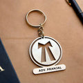 Personalized Lawyer Stainless Steel Keychain