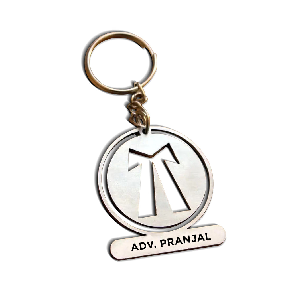 Personalized Lawyer Stainless Steel Keychain
