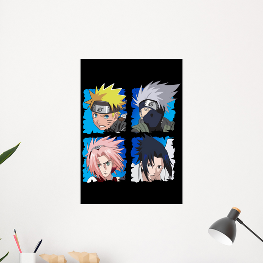 Anime Metal Poster for Wall (Naruto)