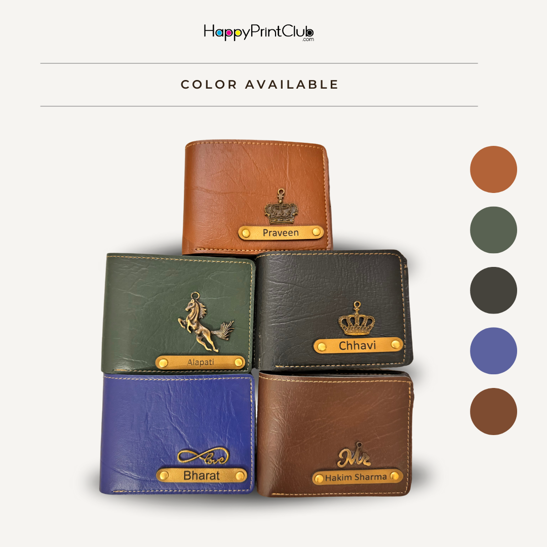 Personalised Men Wallet - Classic Finish