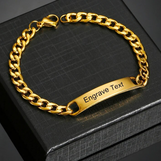 Personalised Chain Bracelet