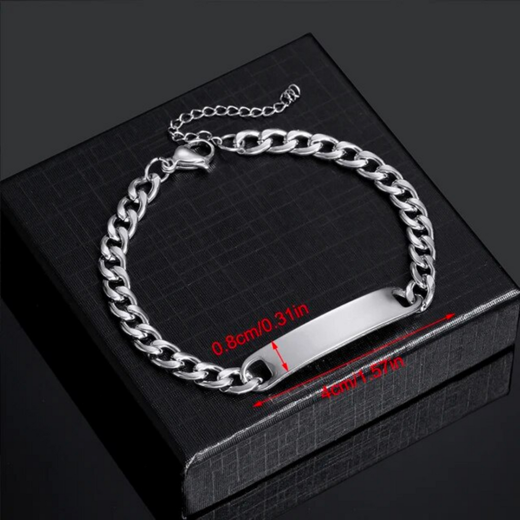 Personalised Chain Bracelet