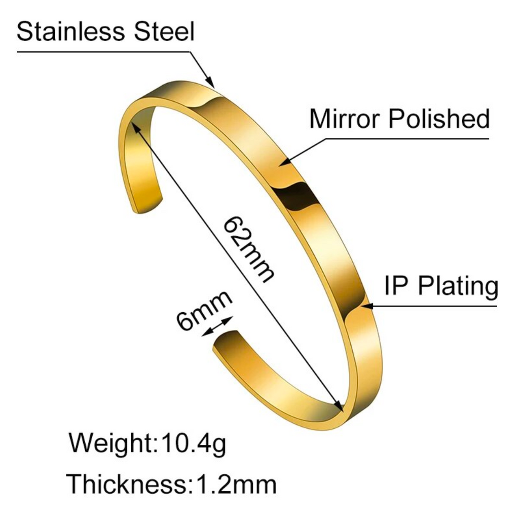 Personalised Handcuff Bracelet