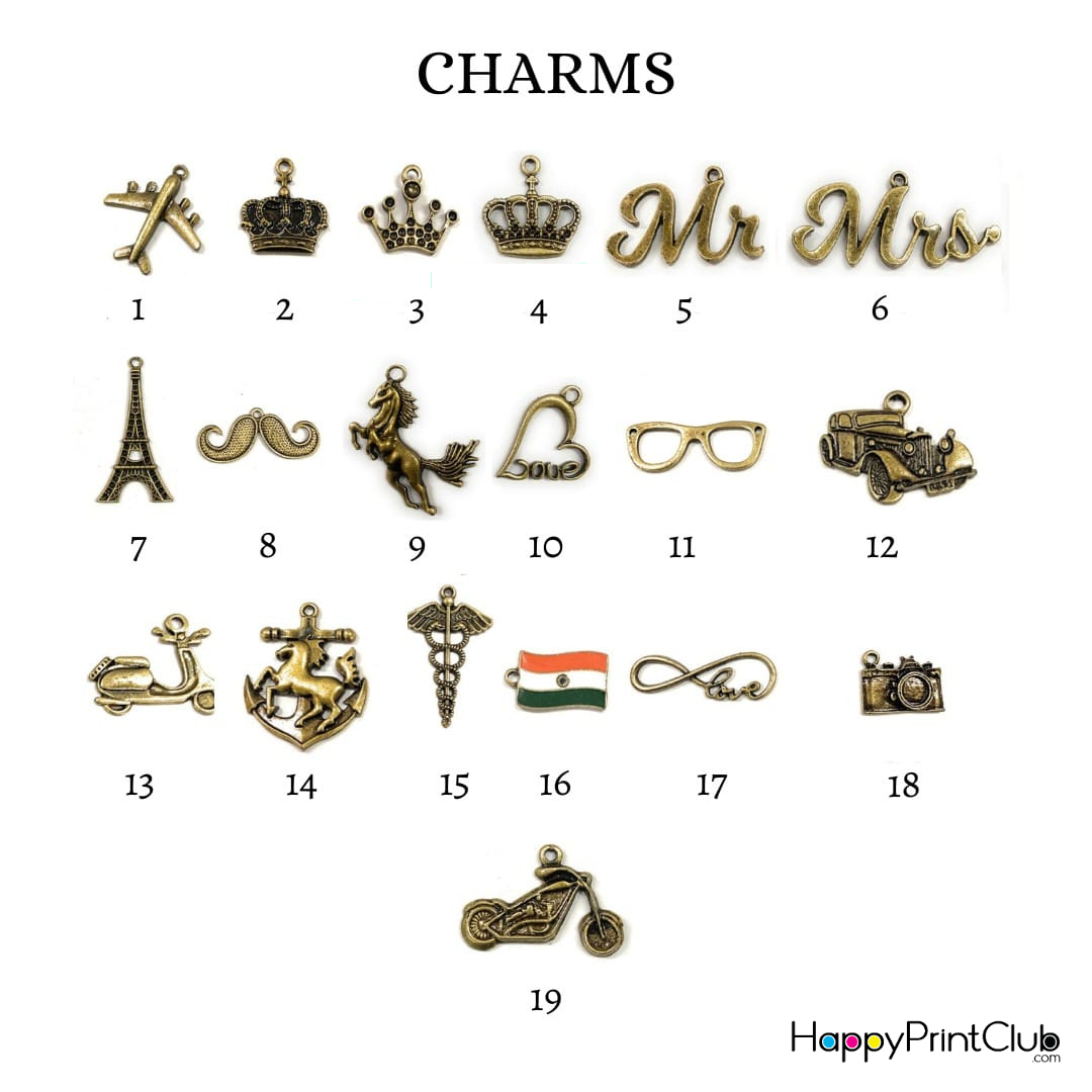 Personalized Men's Leather Wallet & Keychain with Name & Charm.