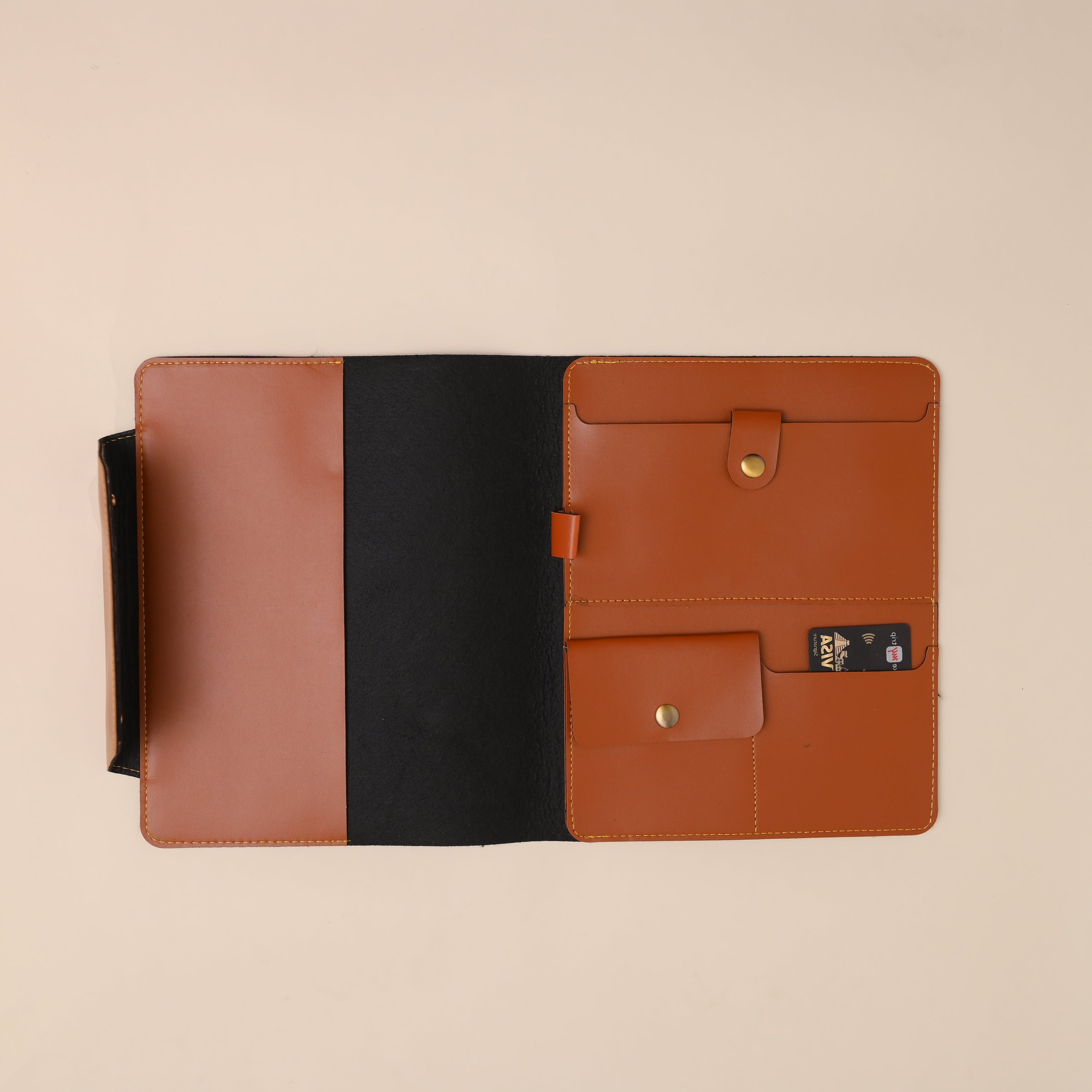 Personalised Office Folder in Tan