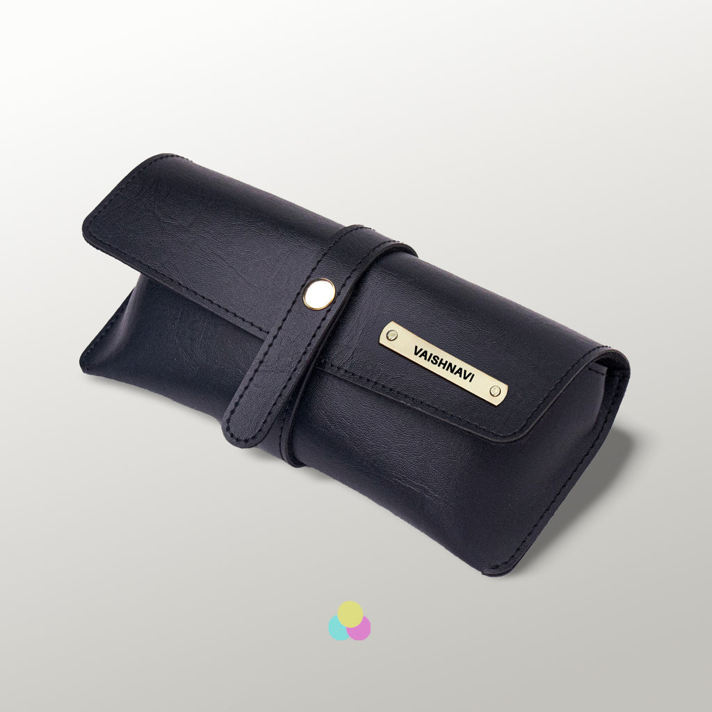 Personalised Leather Goggle Case - Premium Textured Crafted