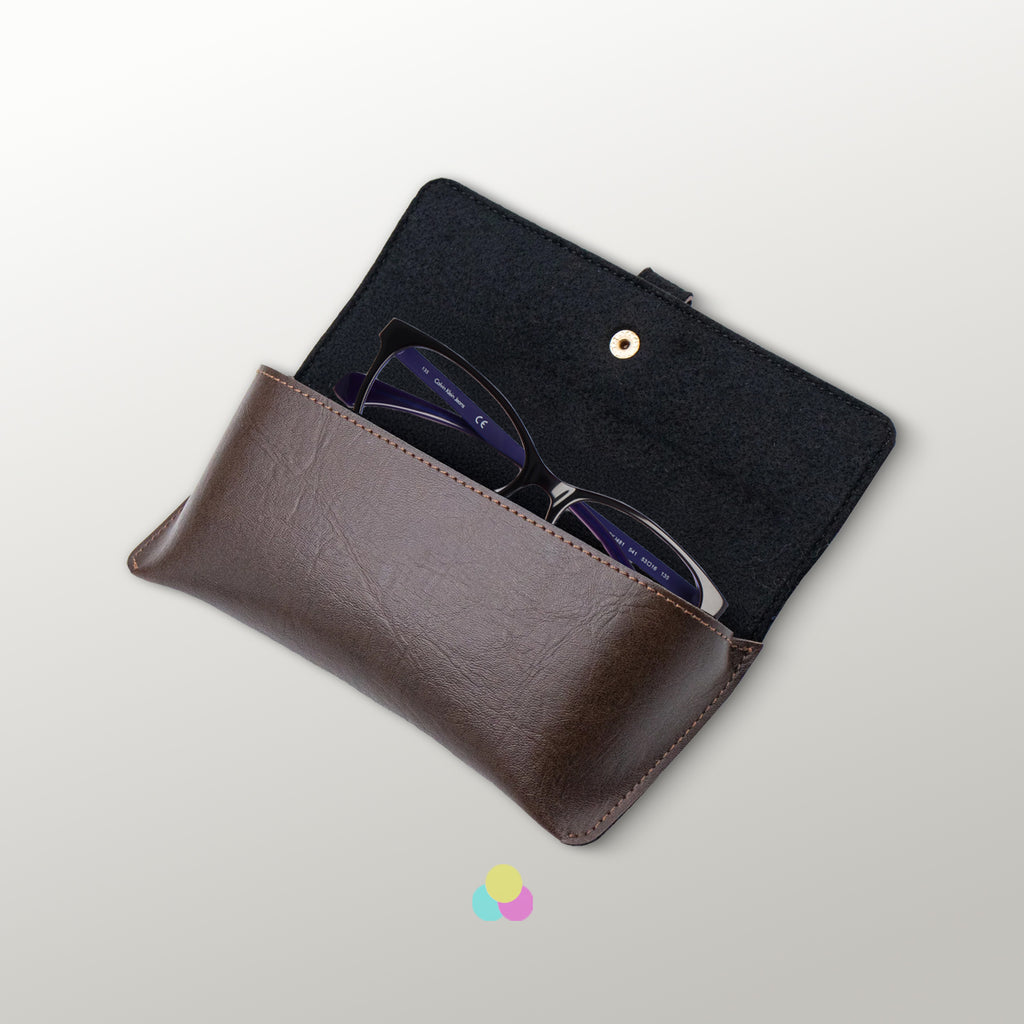 Personalised Leather Goggle Case - Premium Textured Crafted