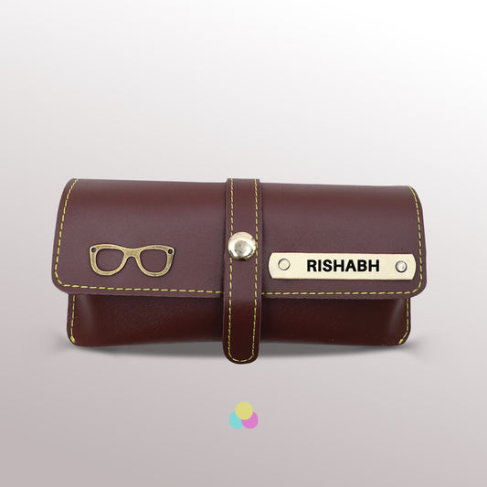 Personalised Leather Goggle Case - Classic Finish