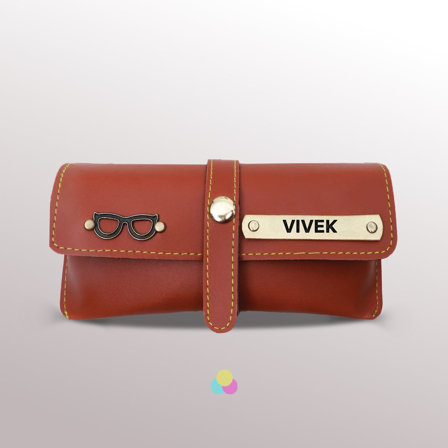 Personalised Leather Goggle Case - Classic Finish
