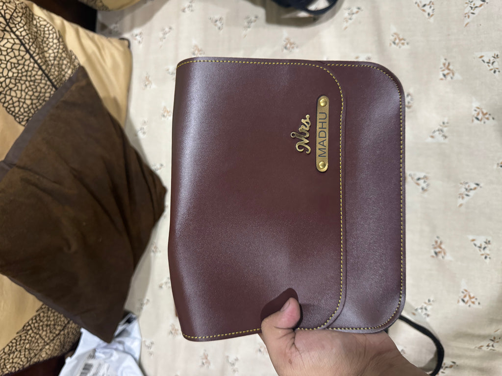 Personalized Leather Sling Bag for Women
