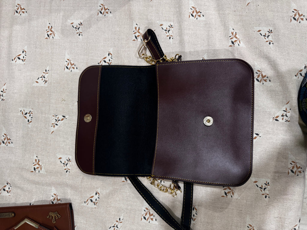 Personalized Leather Sling Bag for Women