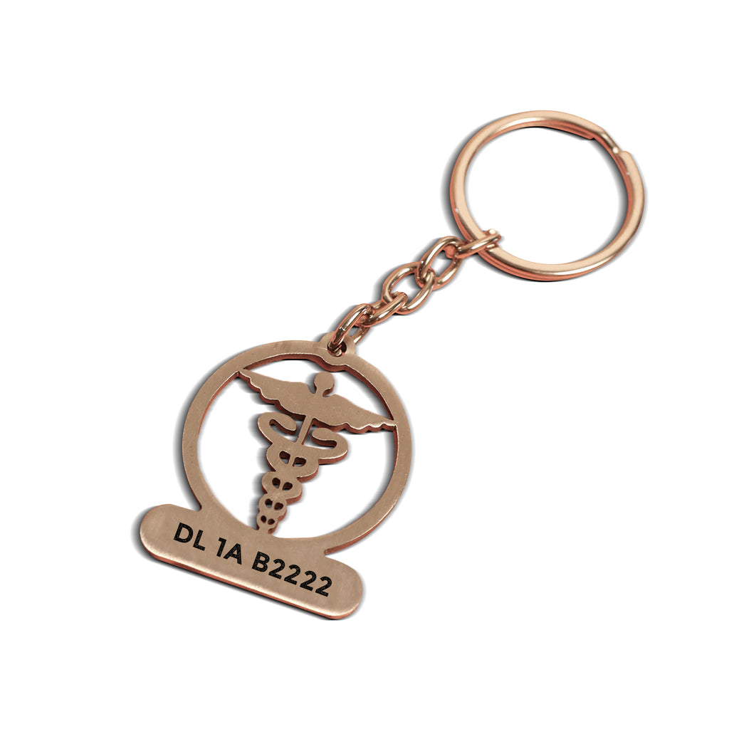 Personalized Doctor Stainless Steel Keychain
