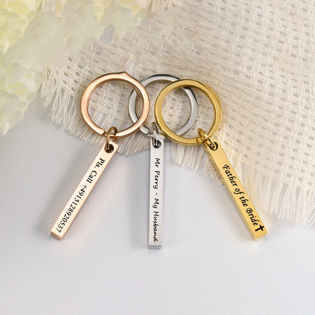 Personalized Pendant Keychain (1 pcs)