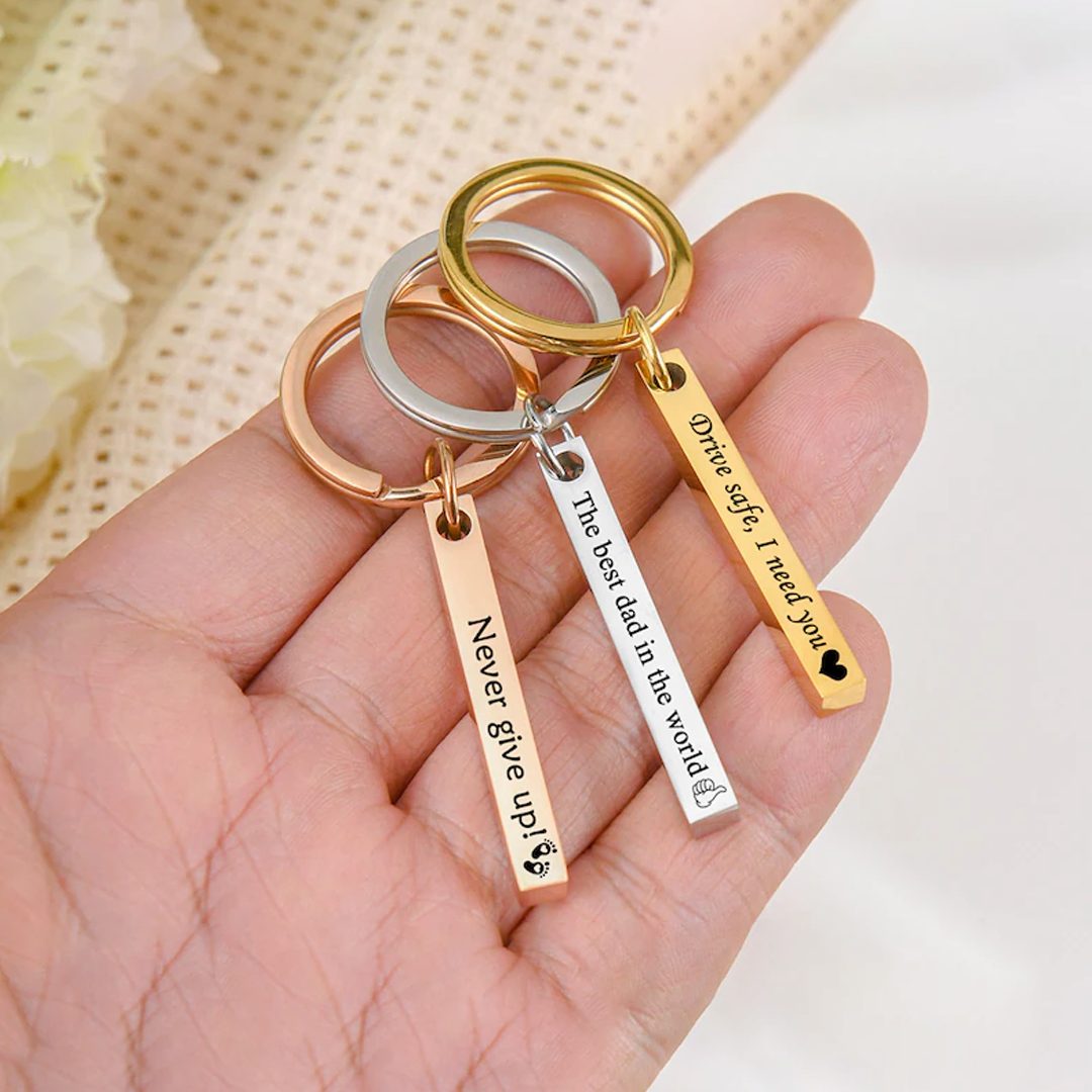 Personalized Pendant Keychain (1 pcs)