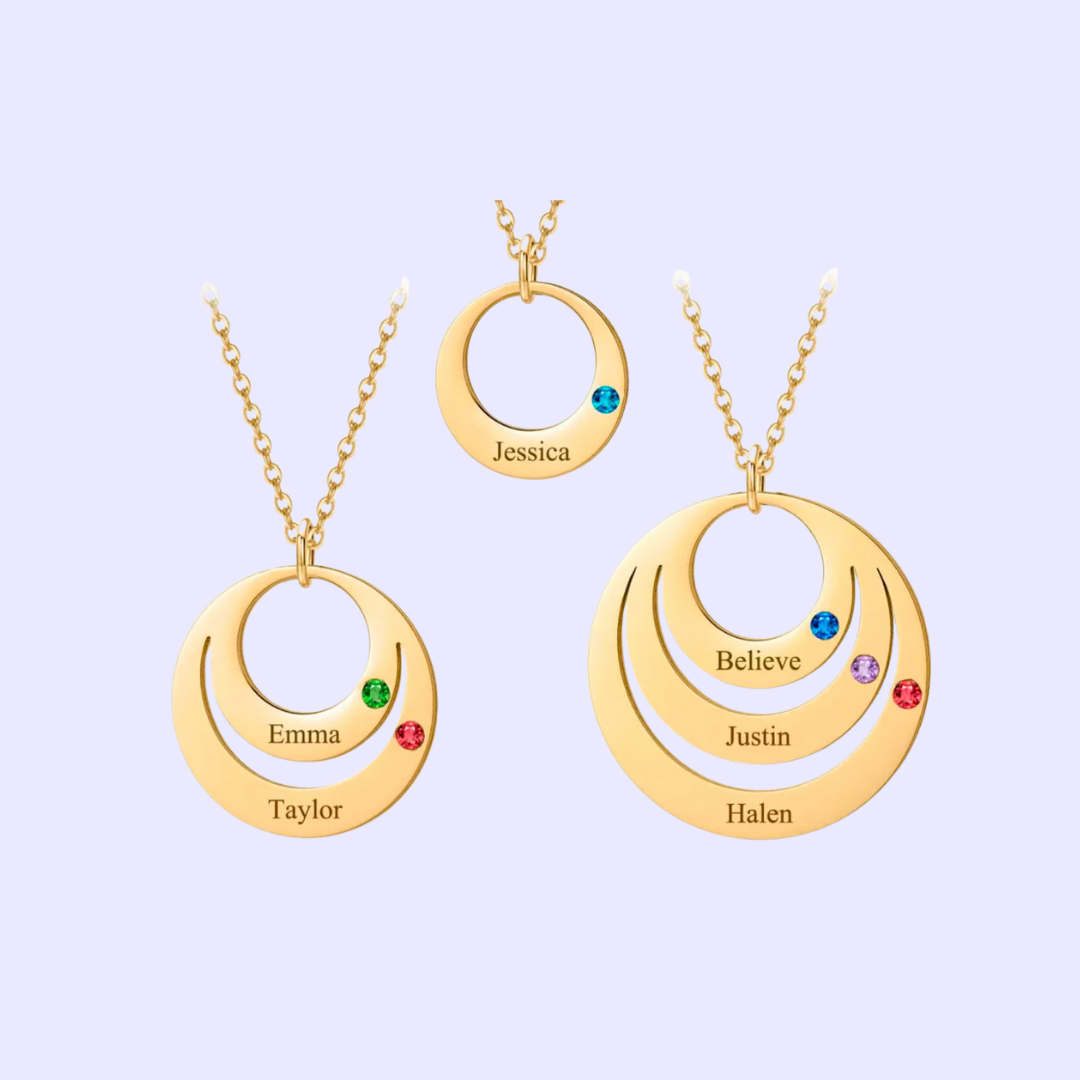 Personalized Birthstone Necklaces