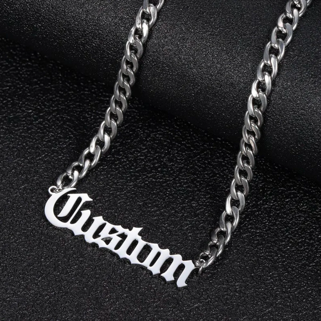Customize Signature style name necklace