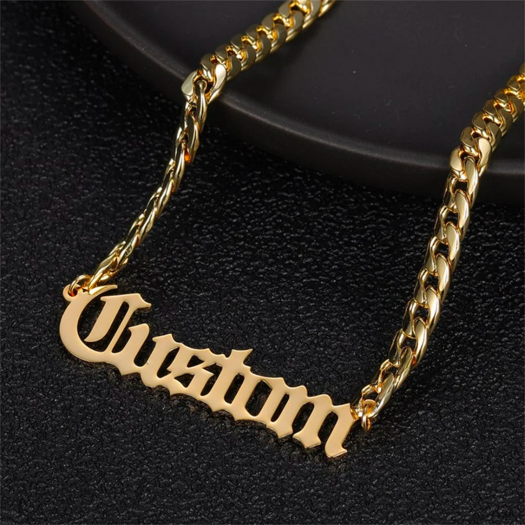 Customize Signature style name necklace