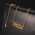 Customize Signature style name necklace