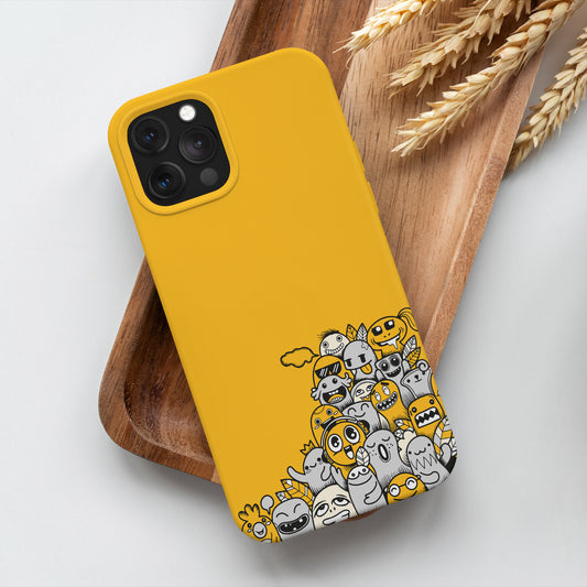 Crowd Cartoon iPhone 11 Pro Customized Printed Phone Cover