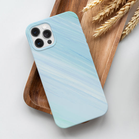 Light Blue iPhone 11 Pro Customized Printed Phone Cover