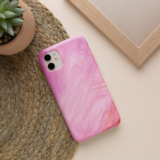 Pink Texture iPhone 11 Customized Printed Phone Cover