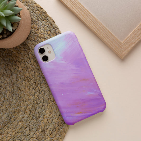 Purple iPhone 11 Customized Printed Phone Cover